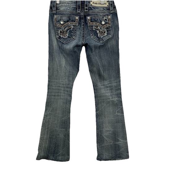 Rock Revival Jeans Women 26 (actual 28x28) Betty Boot Cut Embroidered Western - Picture 1 of 15